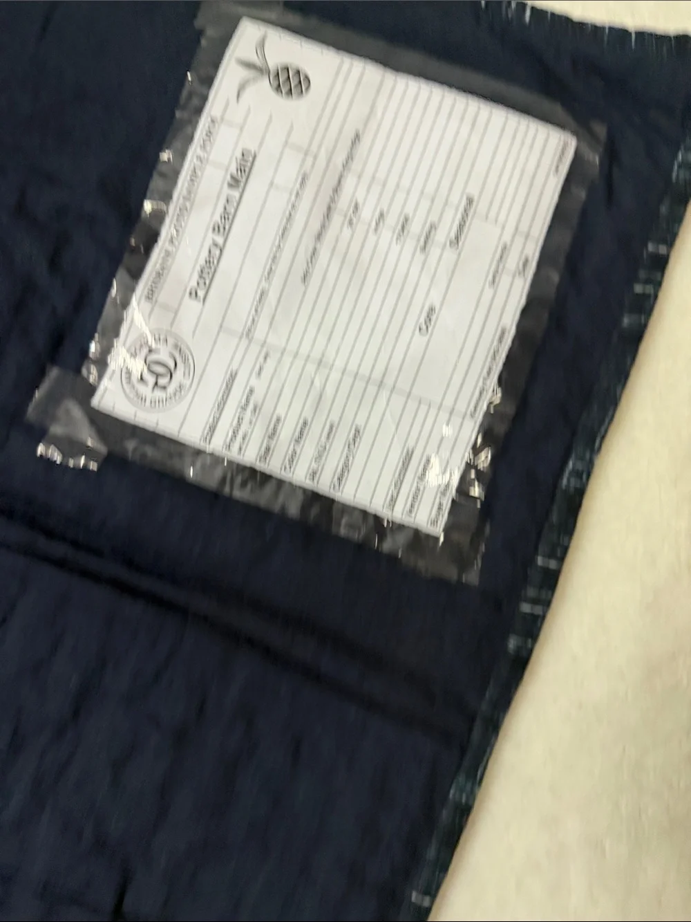Pottery Barn Arlo Cross Stitch Quilted KING Pillow Sham Cover Indigo Blue